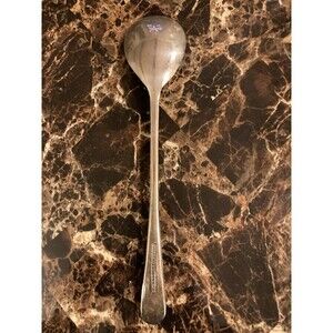 Silverplated Sheffield England 9.5 Inch Serving Spoon Silver Plated Vintage